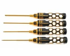 AM Arrowmax Black Golden Metric Allen Wrench Set (1.5, 2.0, 2.5 & 3.0mm)