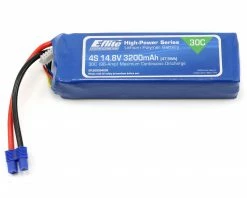 E-flite 4S LiPo Battery 30C (14.8V/3200mah) w/EC3 Connector