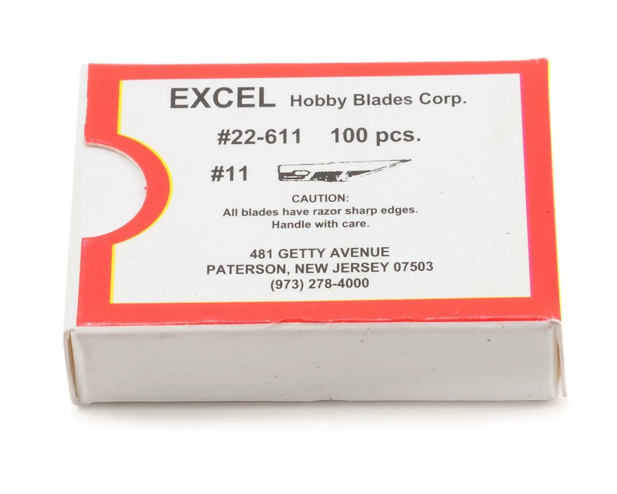 Excel No. 11 Blades for Exacto/Racer's Edge style hobby knives (100) 2 Excel No. 11 Blades for Exacto/Racer's Edge style hobby knives (100) - Image 2