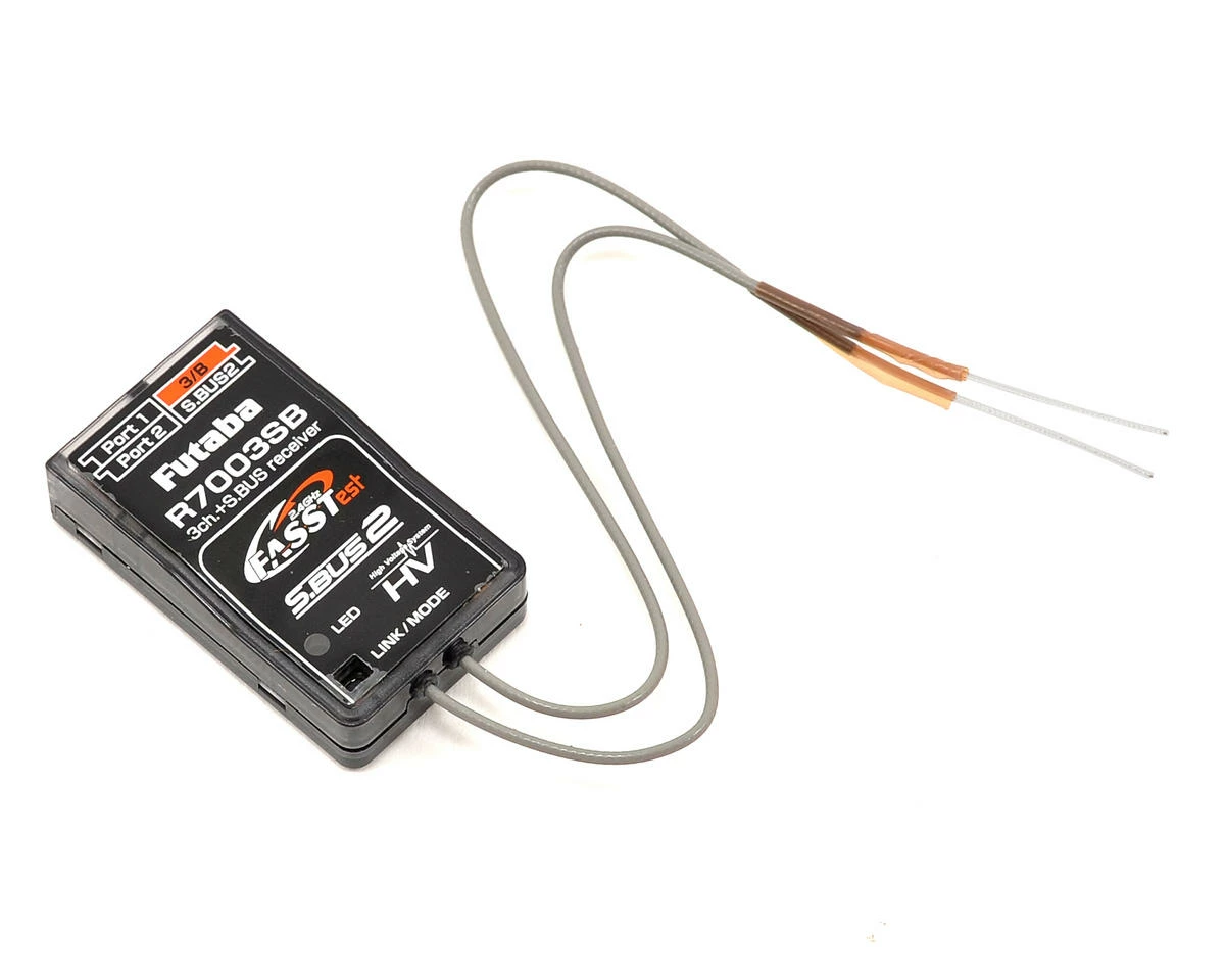 Futaba R7003SB BiDirectional 2.4Ghz FASSTest 3-Channel High Voltage Receiver 1 Futaba R7003SB BiDirectional 2.4Ghz FASSTest 3-Channel High Voltage Receiver