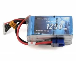 Gens Ace 6s LiPo Battery 60C (22.2V/1250mAh) w/EC3 Connector