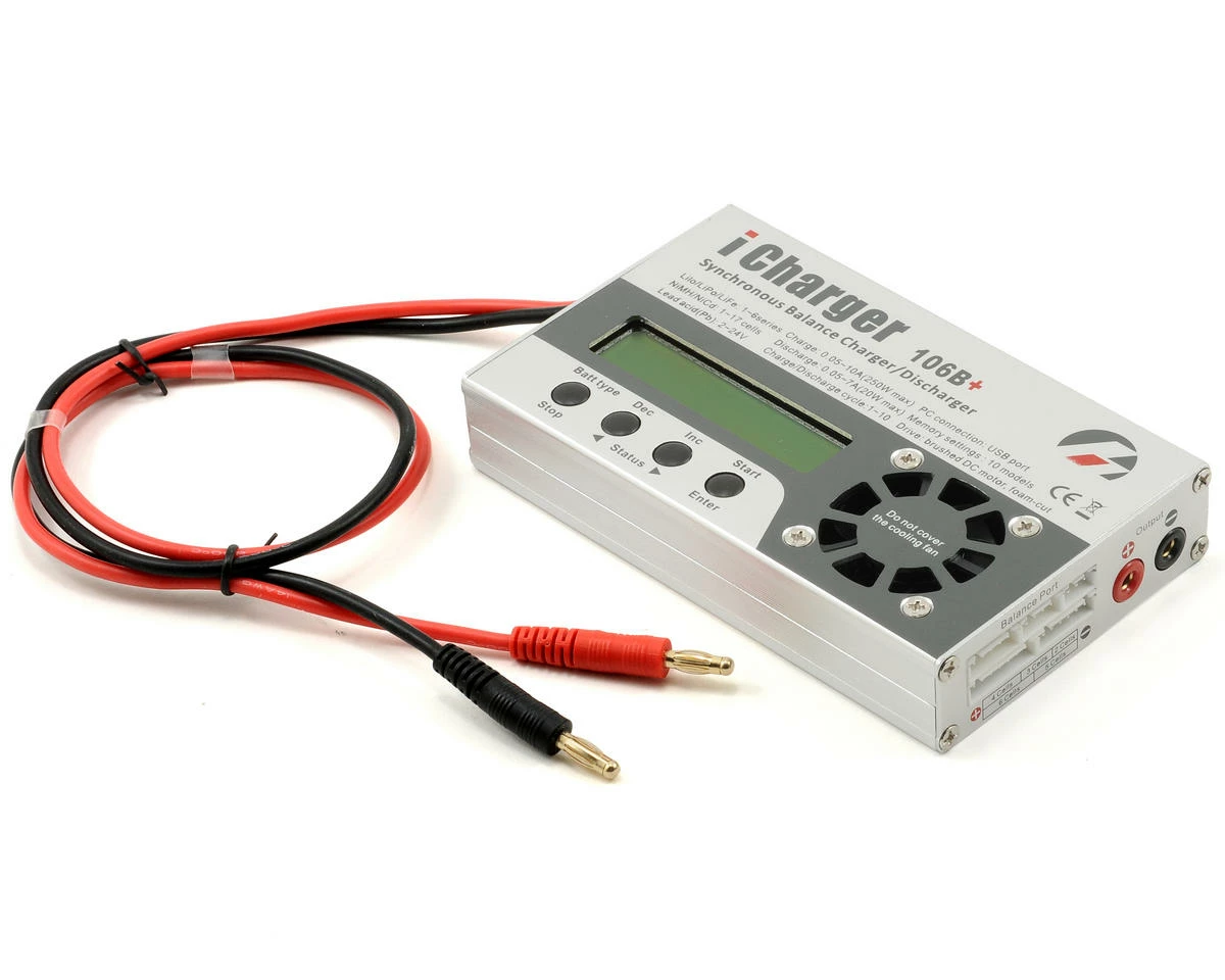 Junsi iCharger 106B+ Lilo/LiPo/Life/NiMH/NiCD DC Battery Charger (6S/10A/250W) 1 Junsi iCharger 106B+ Lilo/LiPo/Life/NiMH/NiCD DC Battery Charger (6S/10A/250W)