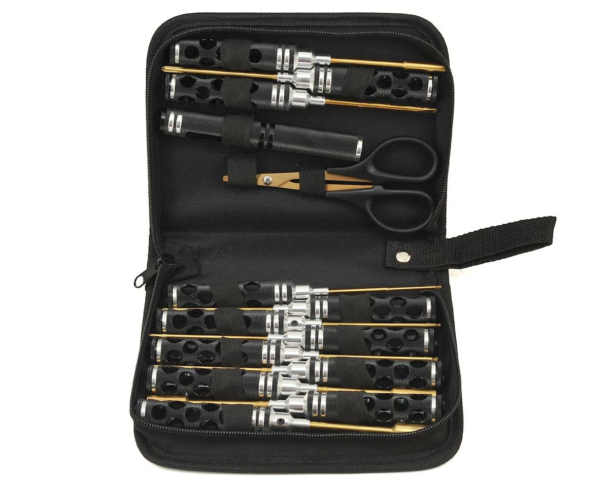 Maxline R/C Products 14 Piece Honeycomb Tool Set w/Case (Black) 1 Maxline R/C Products 14 Piece Honeycomb Tool Set w/Case (Black)