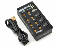 Muchmore Power Station Pro Multi-Distributor Box w/USB (Black)