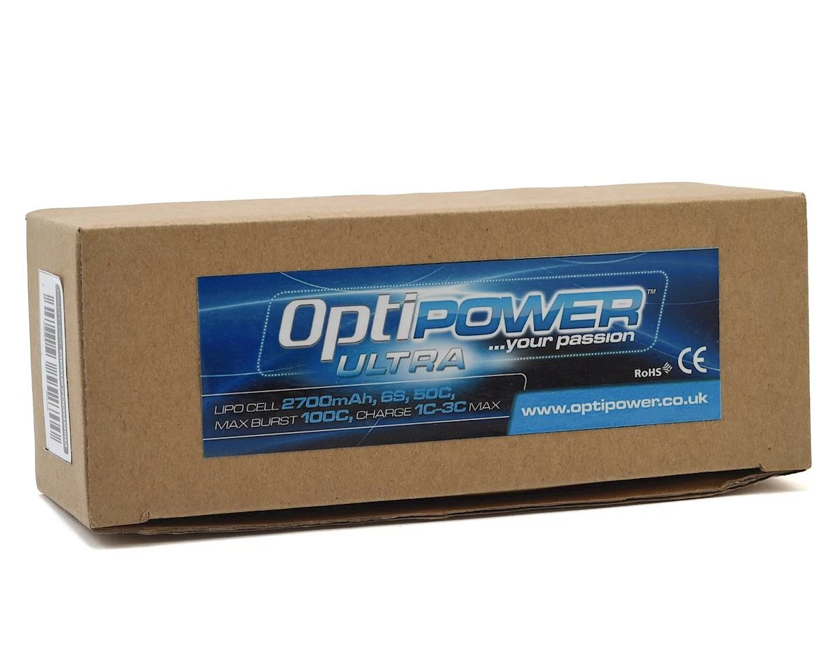 Optipower 6S 50C LiPo Battery (22.2V/2700mAh) 2 Optipower 6S 50C LiPo Battery (22.2V/2700mAh) - Image 2