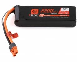 Cheap FPV Racing Store 25 Spektrum RC 4S Smart G2 LiPo 50C Battery Pack (14.8V/2200mAh) w/IC3 Connector