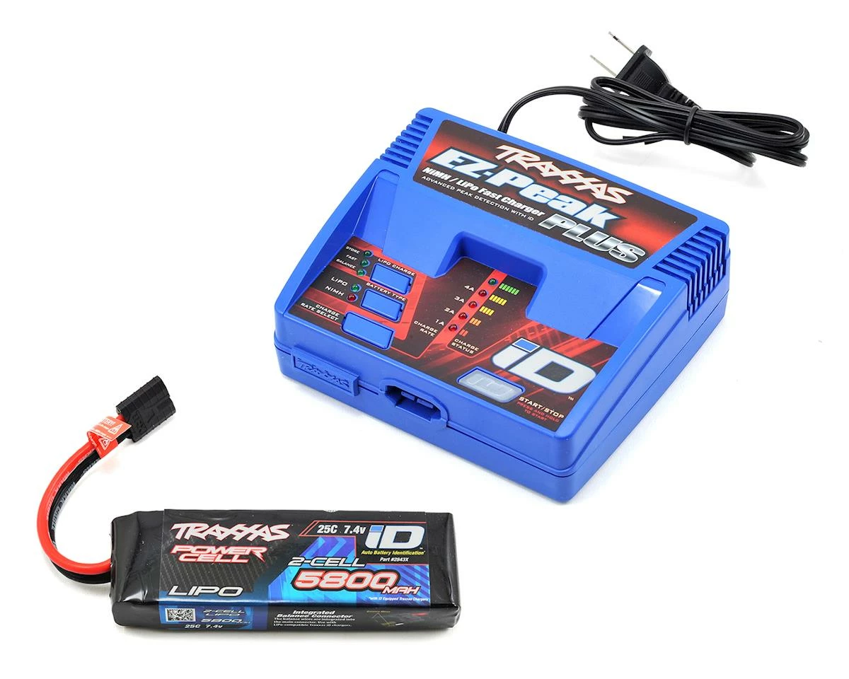 Traxxas EZ-Peak 2S Single "Completer Pack" Multi-Chemistry Battery Charger w/One Power Cell Battery (5800mAh) 1 Traxxas EZ-Peak 2S Single "Completer Pack" Multi-Chemistry Battery Charger w/One Power Cell Battery (5800mAh)