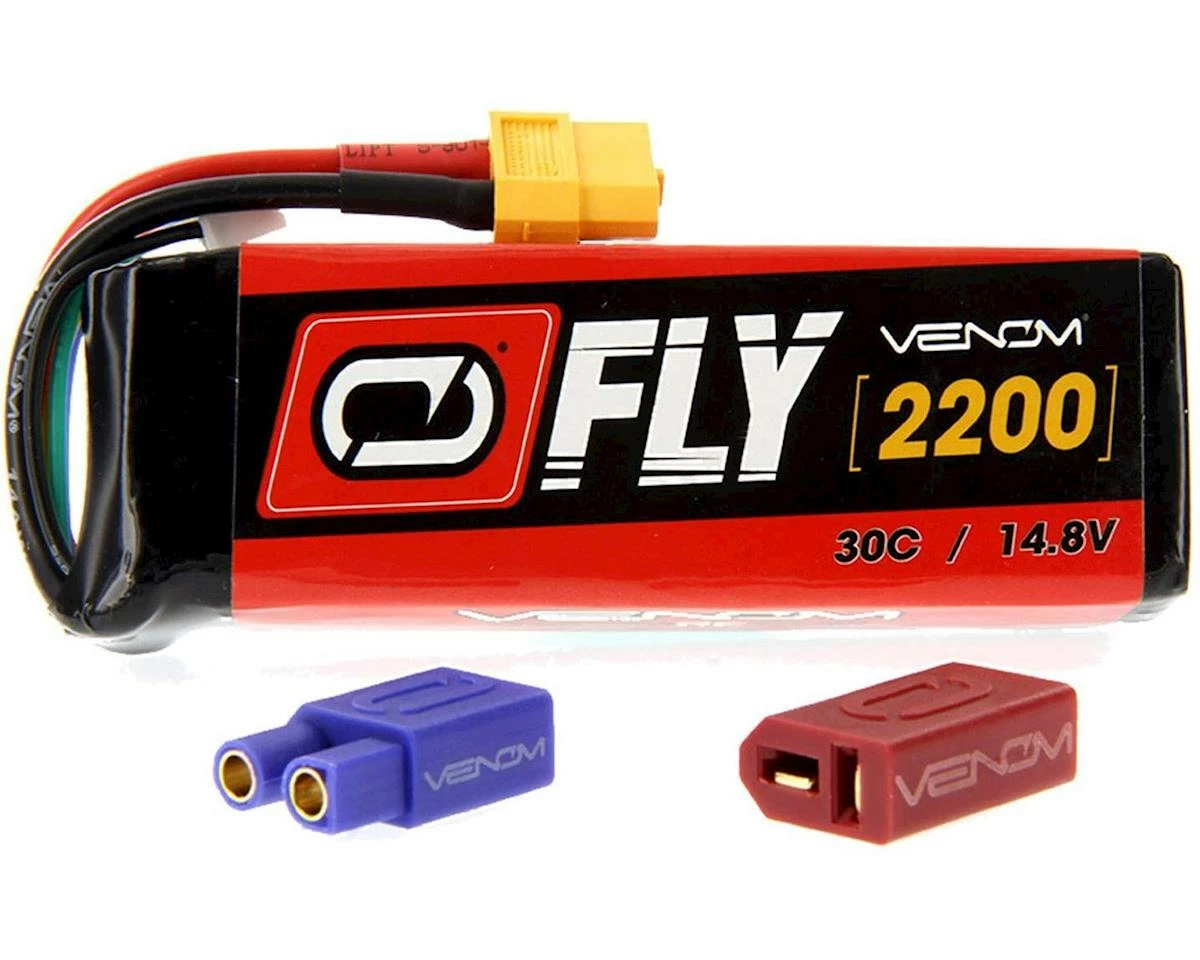 Venom Power 4S 30C LiPo Battery w/Uni 2.0 (14.8V/2200mAh) 2 Venom Power 4S 30C LiPo Battery w/Uni 2.0 (14.8V/2200mAh) - Image 2
